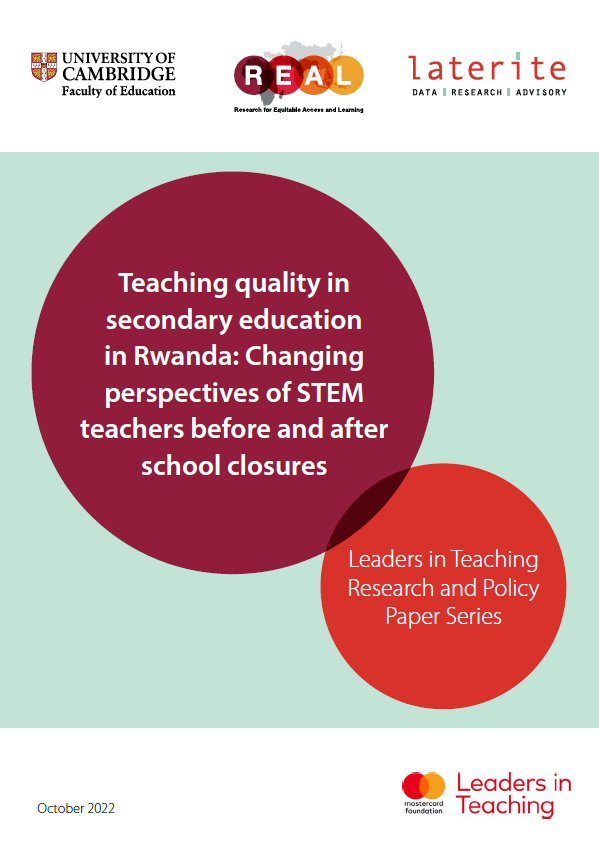 Lit brief teaching quality in secondary educ in rwanda teacher perspectives
