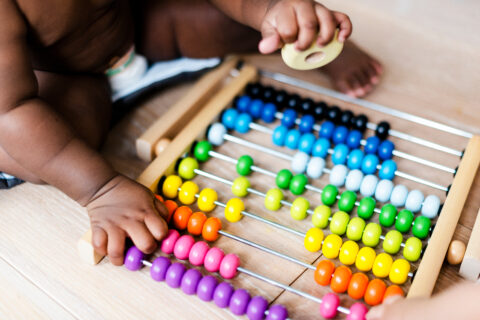 Closeup,of,an,abacus,toy,in,the,play,room