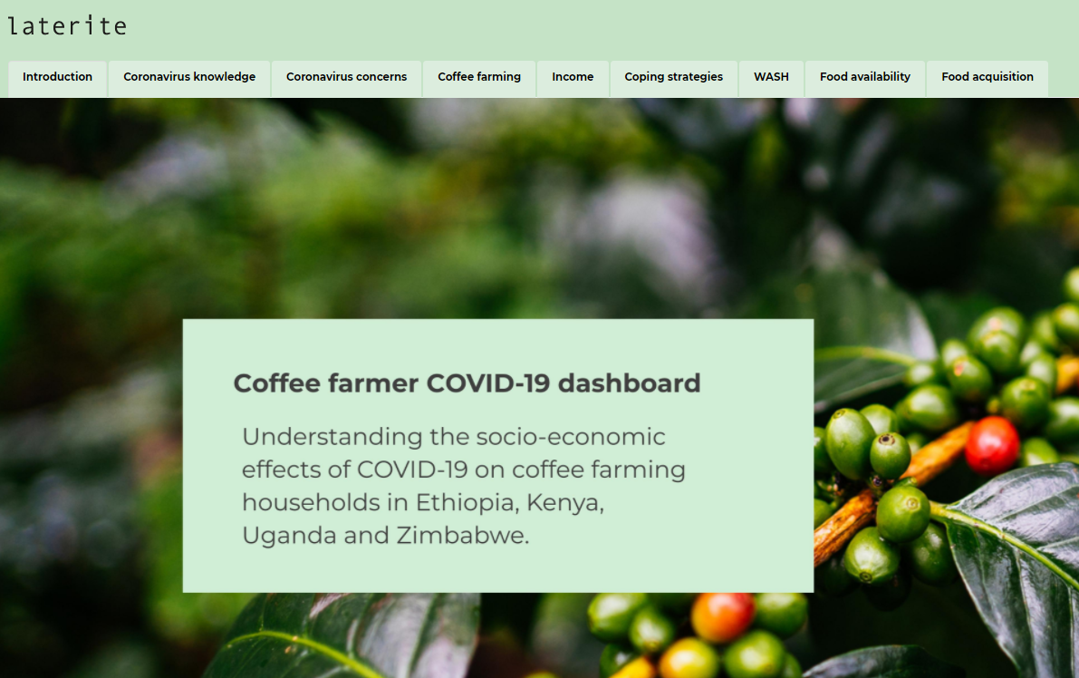 Laterite coffee farmer covid 19 dashboard