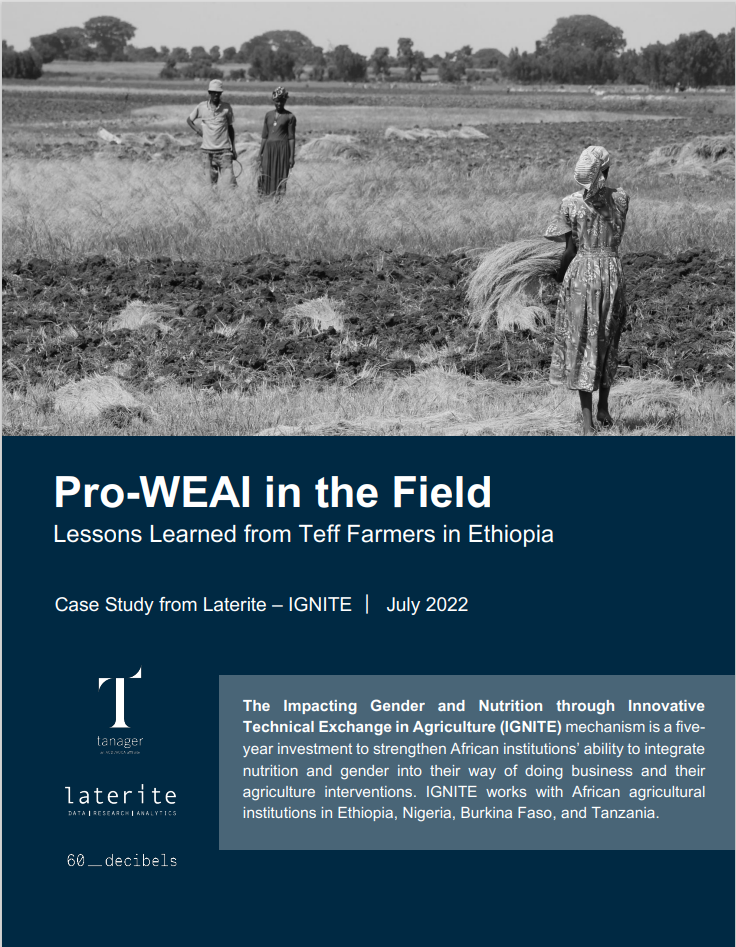 Pro weai in the field case study
