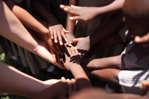 Hand hold,african,children