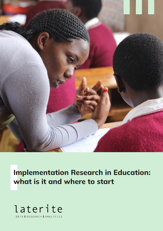 Implementation research in education